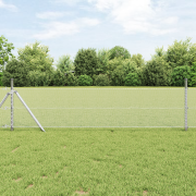 vidaXL Hexagonstaket 0.6x25 m Förzinkat stål
