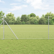 vidaXL Hexagon Stängsel 1.4x25 m Varmgalvaniserat Stål