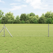 vidaXL Hexagonstaket 0.8x50 m Galvaniserat Stål