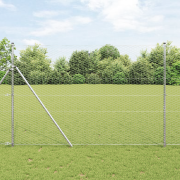 vidaXL Hexagonstaket 1.5x50 m Galvaniserat stål