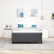 vidaXL Sängram Mörkgrå 160x200 cm I Corduroy