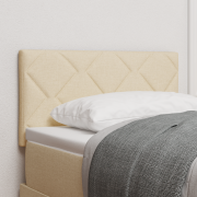 vidaXL Sänggavlar med Diamantblock Design Grädde 80 cm Tyg