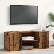 vidaXL TV-bänk återvunnet trä 100x35x40 cm konstruerat trä