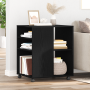 vidaXL Förvaringsskåp svart ek 60x53x72,5 cm konstruerat trä