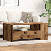 vidaXL Soffbord återvunnet trä 102x55x43,5 cm konstruerat trä