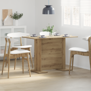 vidaXL Matbord artisan ek 110x60x75 cm konstruerat trä