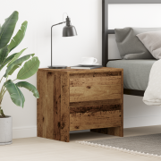 vidaXL Sängbord återvunnet trä 45x34x44,5 cm konstruerat trä