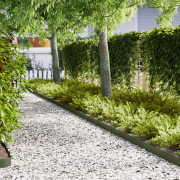 vidaXL Rabattkanter 50 st olivgrön 100x0.5x15 cm stål