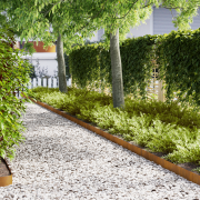 vidaXL Rabattkanter 20 st 100x0.5x15 cm väderbeständigt stål