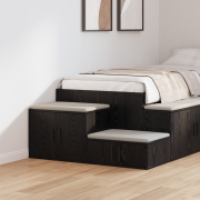 vidaXL Förvaringsskåp Svart 108x41x40 cm av konstruerat trä