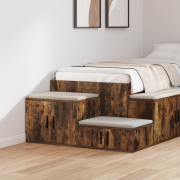 vidaXL Förvaringsskåp i Rökt Ek 103x41x40 cm av Trä