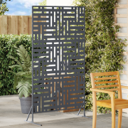 vidaXL Metallstängselpanel Antracit Metall Stor Hållbar Stängselpanel