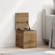 vidaXL Förvaringslåda artisan ek 30x35x35 cm konstruerat trä