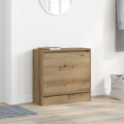 vidaXL Skoskåp Artisan Ek 60x21x57 cm Konstruerat trä