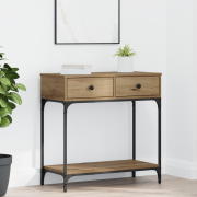 vidaXL Konsolbord Artisanek 75x34.5x75 cm Konstruerat trä