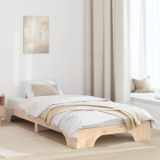 vidaXL Sängram 80x200 cm i Massiv Furu