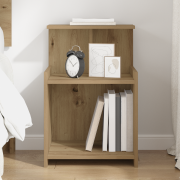 vidaXL Sängbord - Artisan Ek - 40 x 35 x 60 cm - Konstruerat trä