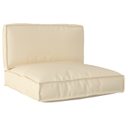 vidaXL 2 Delars Pallet Dyna Set Beige Oxfordtyg