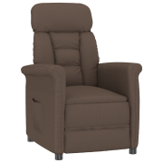 vidaXL Reclinerfåtölj brun