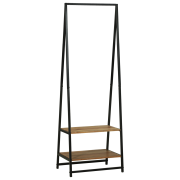 vidaXL Klädhängare 60x45x180 cm Solid Trä Akacia