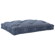 vidaXL Palletkudde Indigo 120x80x12 cm Tyg