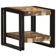 vidaXL Kaffeebord Flerfärgad 40x50x38 cm Massivt Återvunnet Trä