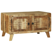 vidaXL Kaffe Bord 80x54x45 cm Massivt Trä Grovt Mangoträd