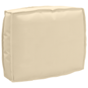 vidaXL Palldyna för ryggstöd Beige 50 x 40 x 12 cm Oxford tyg