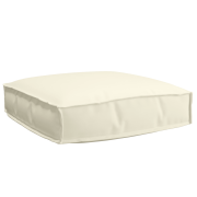 vidaXL Pallkudde för Sitt Grädde 60 x 60 x 12 cm Oxfordtyg