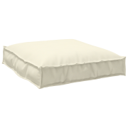 vidaXL Pallkudde för Säte Grädde 70x70x12 cm Oxford Tyg