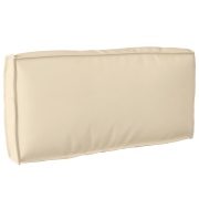 vidaXL Pallkudde för Ryggstöd Beige 80x40x12 cm Oxford Tyg