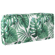 vidaXL Pallkudde för ryggstöd med blommönster 80x40x12 cm Oxford-tyg