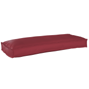 vidaXL Palletkudde för Bänk Vinröd 100x40x8 cm Oxford-tyg