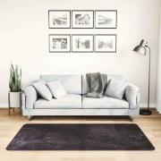 vidaXL Matta tvättbar 80x150 cm antracit halkfri