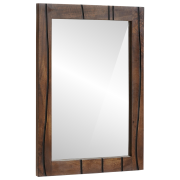 vidaXL Badrumsspegel 50x70x3 cm Massivt trä Mango