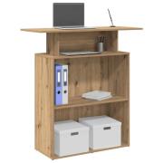 vidaXL Receptionsdisk artisan ek 100x40x104 cm konstruerat trä