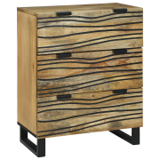 vidaXL Sideboard 60x33.5x75 cm i massivt mangoträ