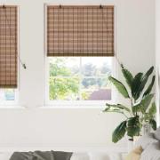 vidaXL Fönsterpersienner & Gardiner Brun 110 x 220 cm Bambu