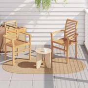 vidaXL Matta ZIZUR Brun 200 x 100 cm Polypropylen