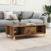 vidaXL Kaffeebord Gammalt trä 103.5 x 60 x 35 cm Konstruerat trä
