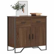 vidaXL Skänk brun ek 79,5x35,5x74,5 cm konstruerat trä