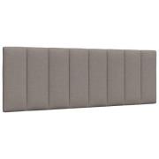 vidaXL Dyna till huvudgavel taupe 120 cm tyg