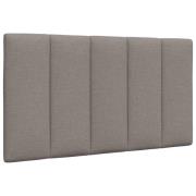 vidaXL Dyna till huvudgavel taupe 90 cm tyg