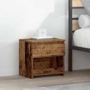 vidaXL Sängbord gammalt trä 40x30x39 cm konstruerat trä