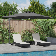 vidaXL Cantilever Roma Parasol Antracit Large