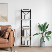vidaXL Bokhylla Sonoma ek 40 x 30 x 153 cm Konstruerat trä