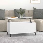 vidaXL Soffbord vit 90x44,5x45 cm konstruerat trä