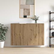 vidaXL Väggmonterade Skåp 2 pcs artisan ek 69.5 x 34 x 90 cm
