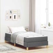 vidaXL Bäddfjäder Taupe, Brun 90 x 190 cm Tyg, Ingenjörsträ