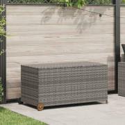 vidaXL Dynbox ljusgrå 120x65x61 cm konstrotting